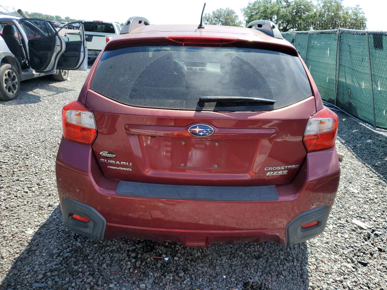 2016 Subaru Crosstrek Premium Red vin: JF2GPABCXG8308751