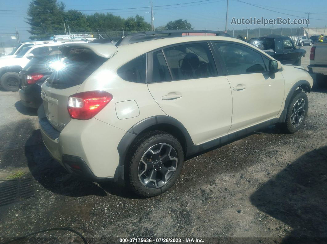 2014 Subaru Xv Crosstrek Premium Бежевый vin: JF2GPACC0E8286416