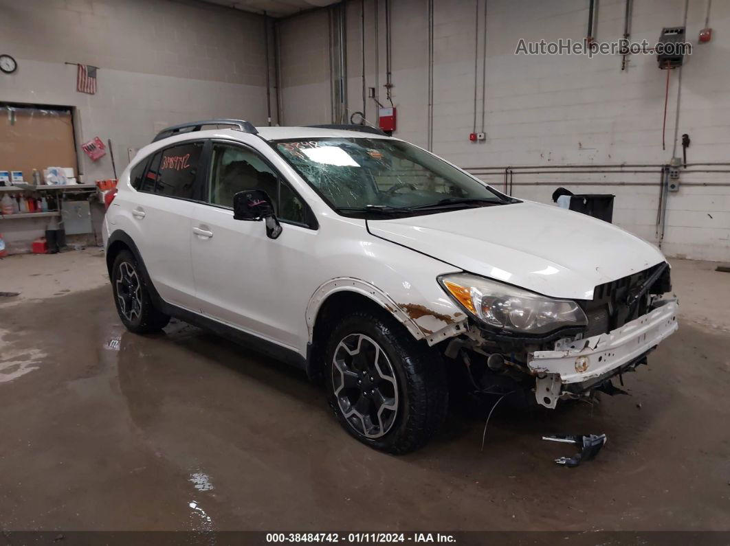 2014 Subaru Xv Crosstrek 2.0i Premium White vin: JF2GPACC2E8327726