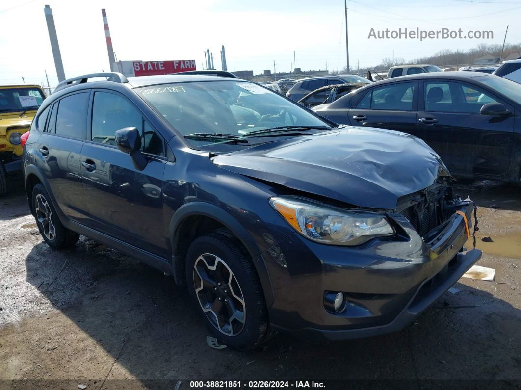 2014 Subaru Xv Crosstrek 2.0i Premium Gray vin: JF2GPACC3E8201925