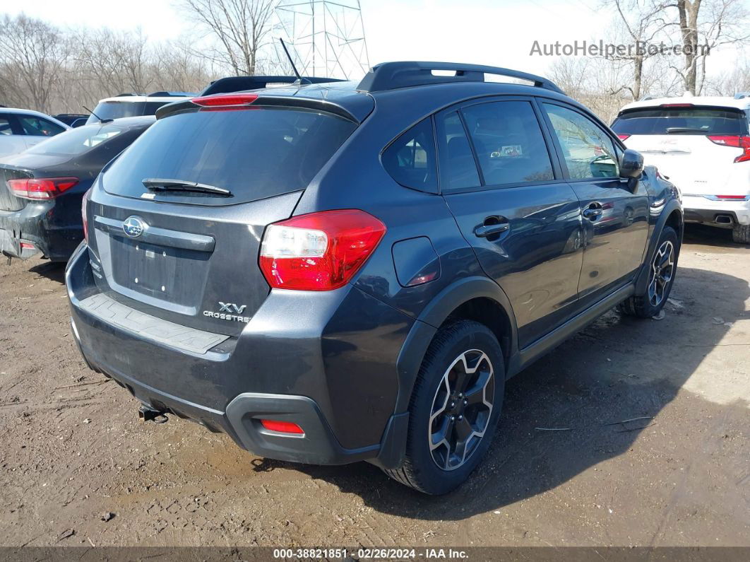 2014 Subaru Xv Crosstrek 2.0i Premium Gray vin: JF2GPACC3E8201925