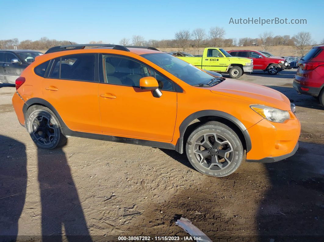 2014 Subaru Xv Crosstrek 2.0i Premium Orange vin: JF2GPACC3E8239526