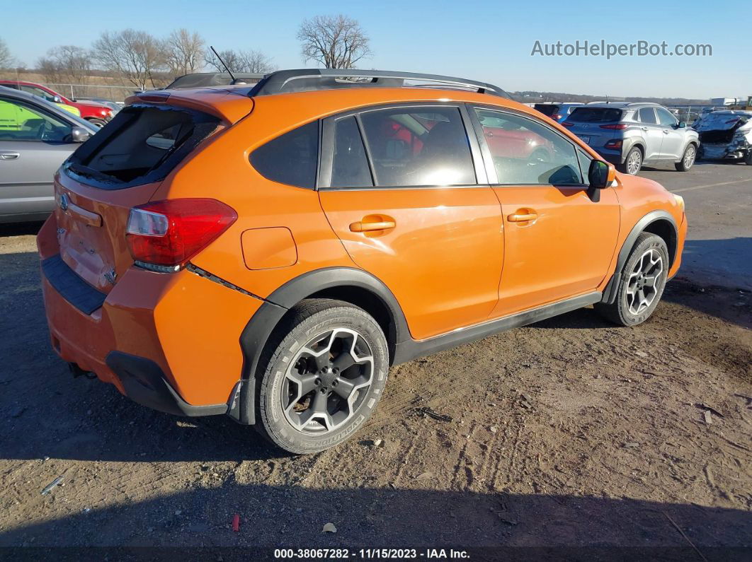 2014 Subaru Xv Crosstrek 2.0i Premium Orange vin: JF2GPACC3E8239526