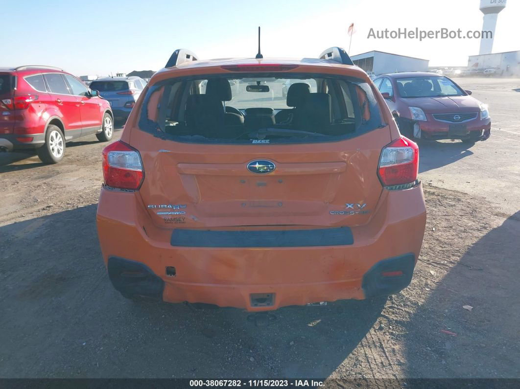 2014 Subaru Xv Crosstrek 2.0i Premium Orange vin: JF2GPACC3E8239526