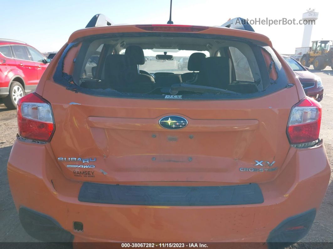 2014 Subaru Xv Crosstrek 2.0i Premium Orange vin: JF2GPACC3E8239526