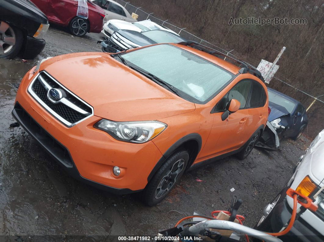 2014 Subaru Xv Crosstrek 2.0i Premium Orange vin: JF2GPACC3E8340839