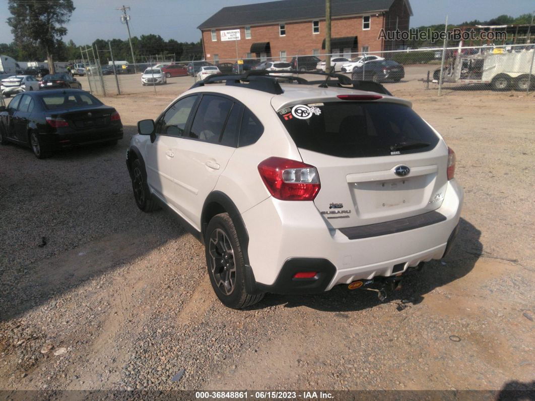 2014 Subaru Xv Crosstrek Premium White vin: JF2GPACC4E8221052