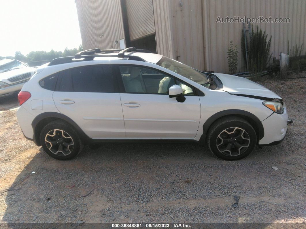 2014 Subaru Xv Crosstrek Premium White vin: JF2GPACC4E8221052