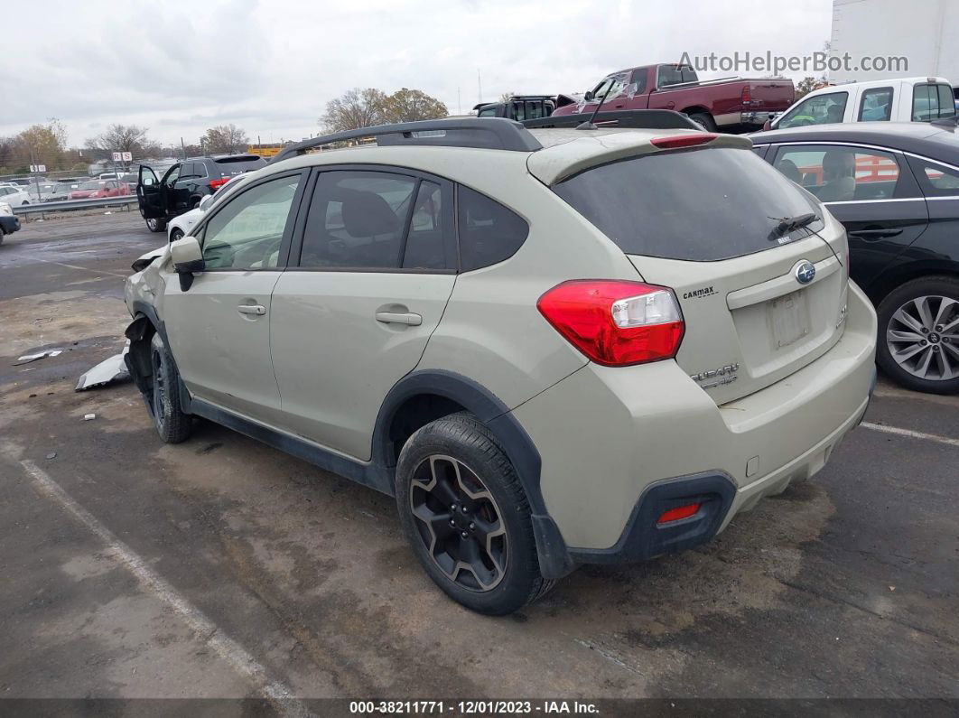 2014 Subaru Xv Crosstrek 2.0i Premium Beige vin: JF2GPACC4E8262152