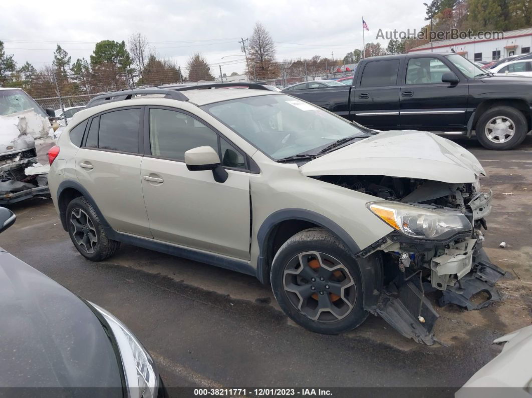 2014 Subaru Xv Crosstrek 2.0i Premium Beige vin: JF2GPACC4E8262152