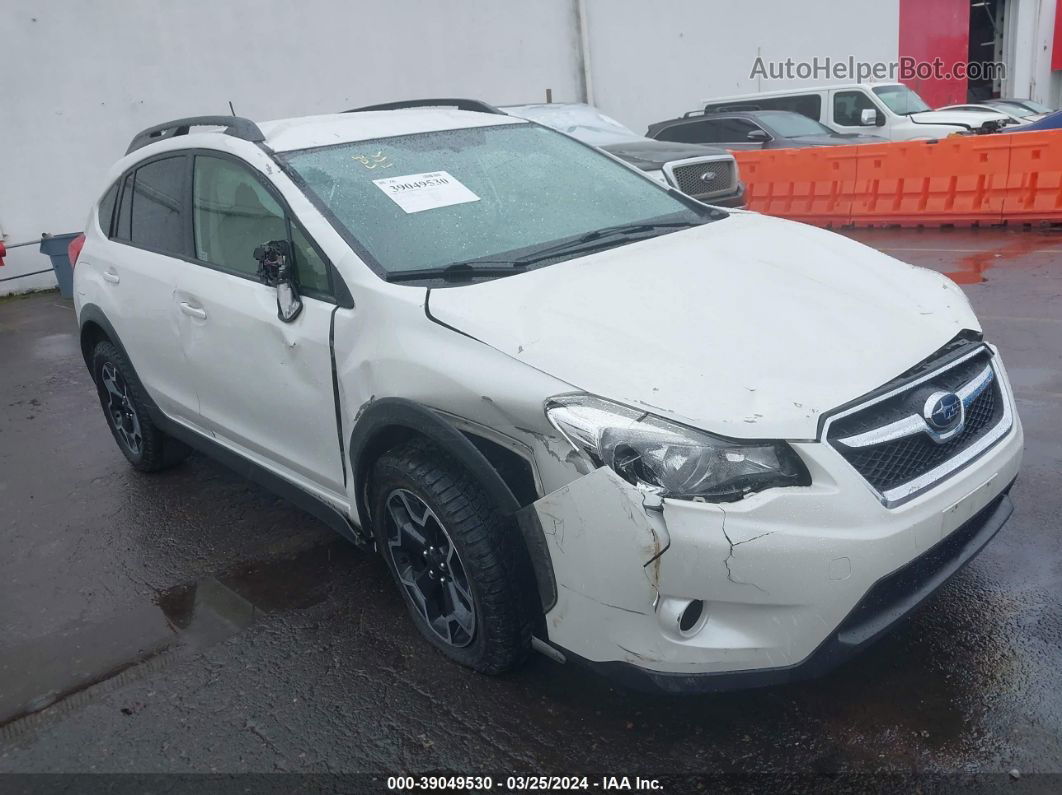 2014 Subaru Xv Crosstrek 2.0i Premium White vin: JF2GPACC4E8348805