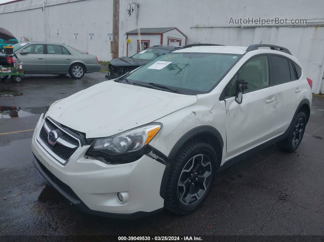 2014 Subaru Xv Crosstrek 2.0i Premium White vin: JF2GPACC4E8348805