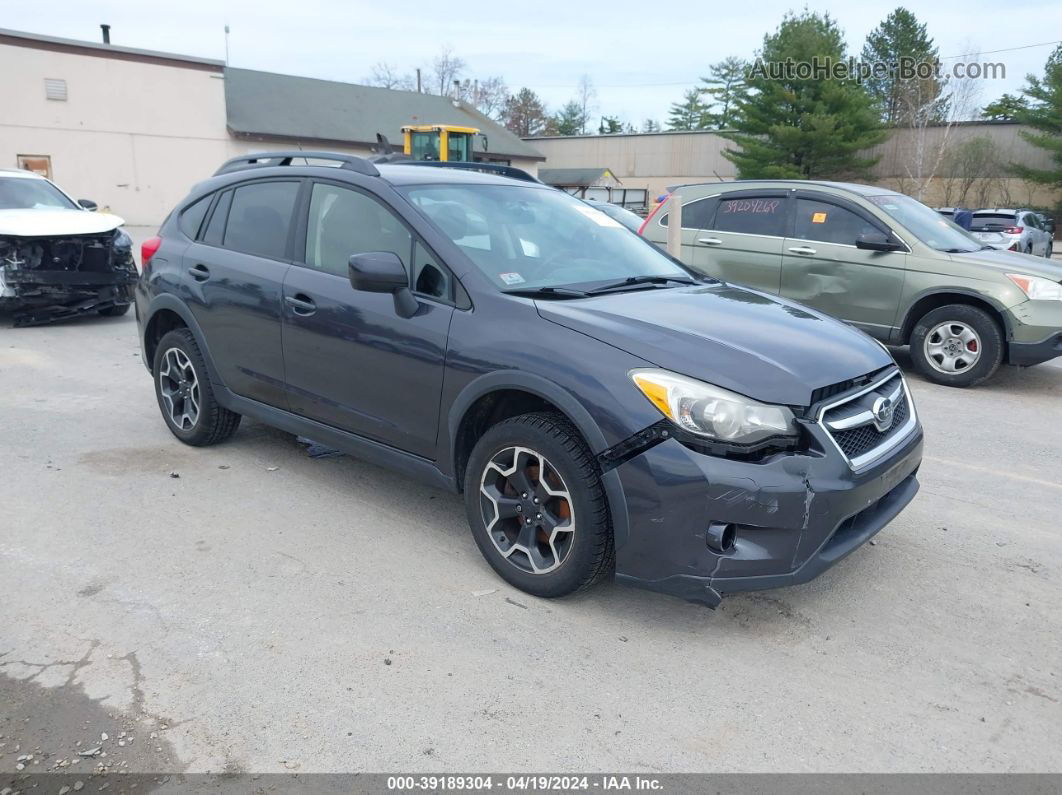 2014 Subaru Xv Crosstrek 2.0i Premium Gray vin: JF2GPACC4E9202849