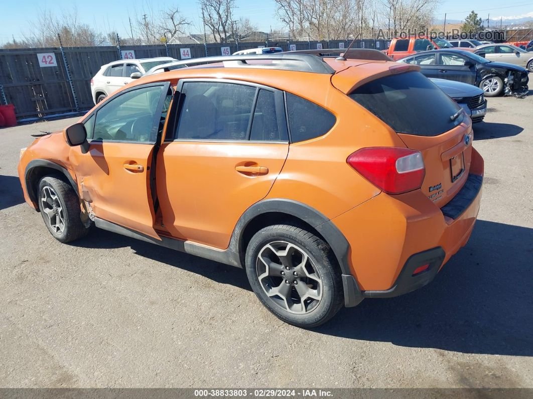 2014 Subaru Xv Crosstrek 2.0 Premium Orange vin: JF2GPACC4E9206934