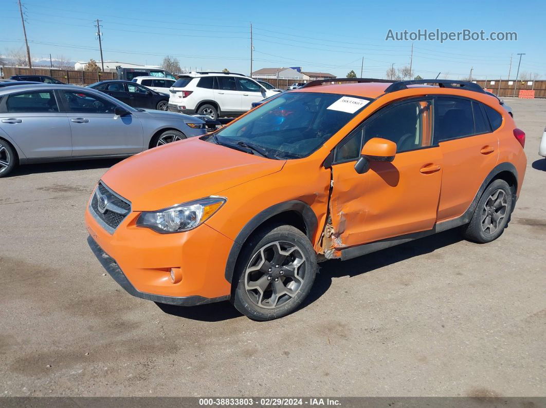 2014 Subaru Xv Crosstrek 2.0 Premium Orange vin: JF2GPACC4E9206934