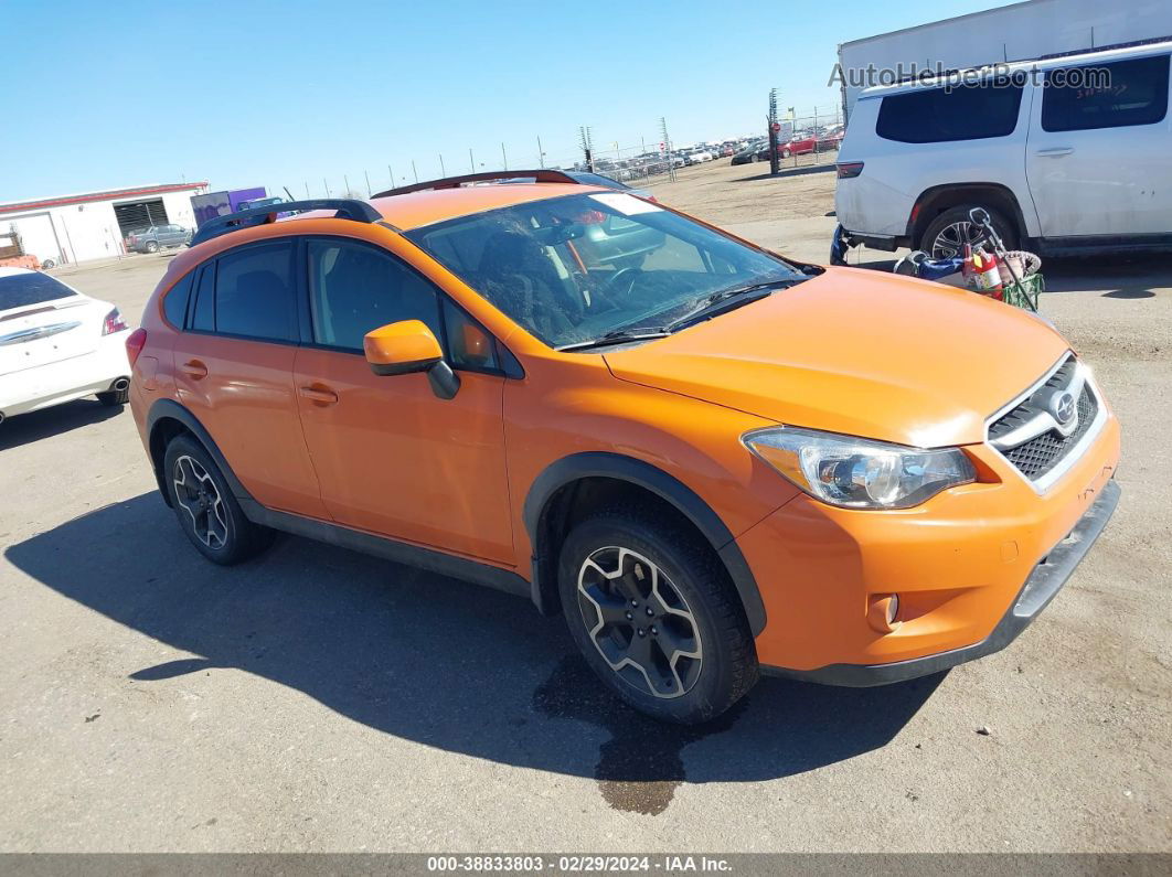 2014 Subaru Xv Crosstrek 2.0 Premium Orange vin: JF2GPACC4E9206934