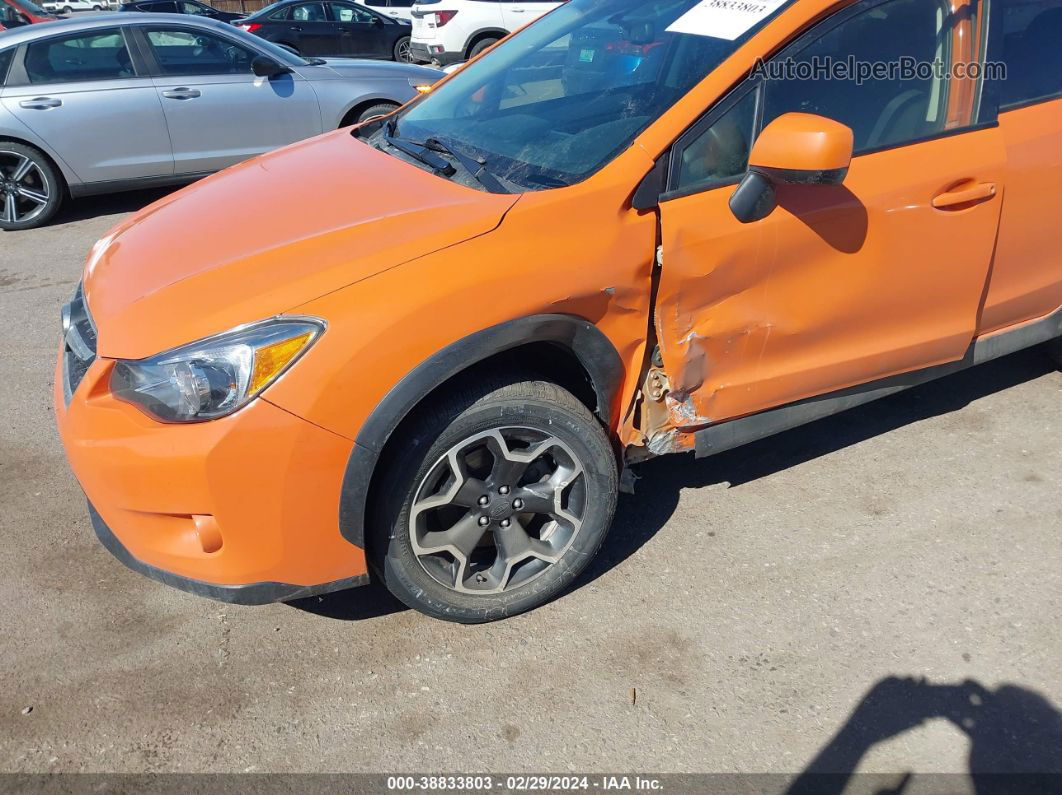 2014 Subaru Xv Crosstrek 2.0 Premium Orange vin: JF2GPACC4E9206934