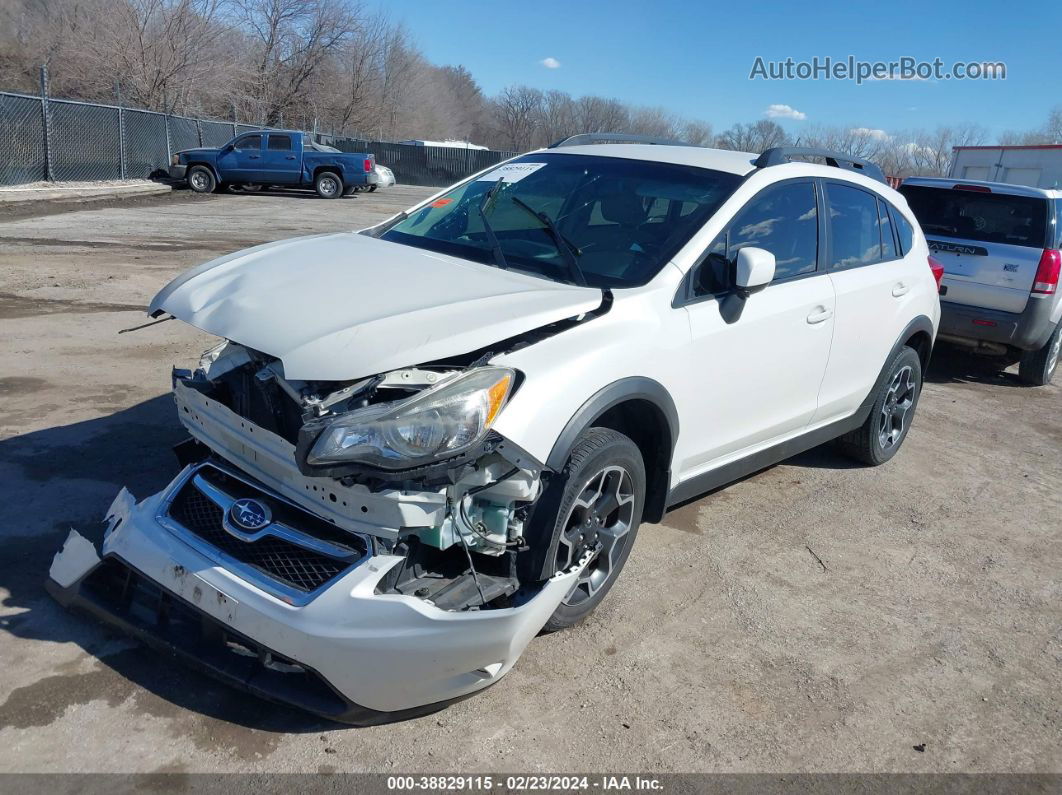 2014 Subaru Xv Crosstrek 2.0i Premium White vin: JF2GPACC5E8201702