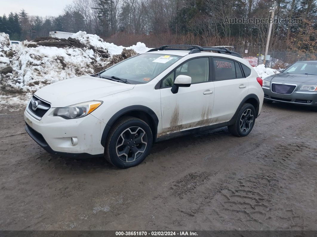 2014 Subaru Xv Crosstrek 2.0i Premium White vin: JF2GPACC5E8317627