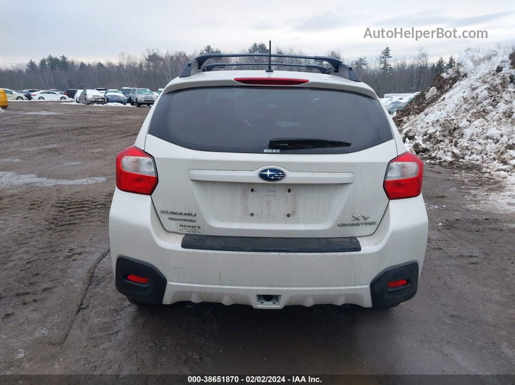 2014 Subaru Xv Crosstrek 2.0i Premium White vin: JF2GPACC5E8317627