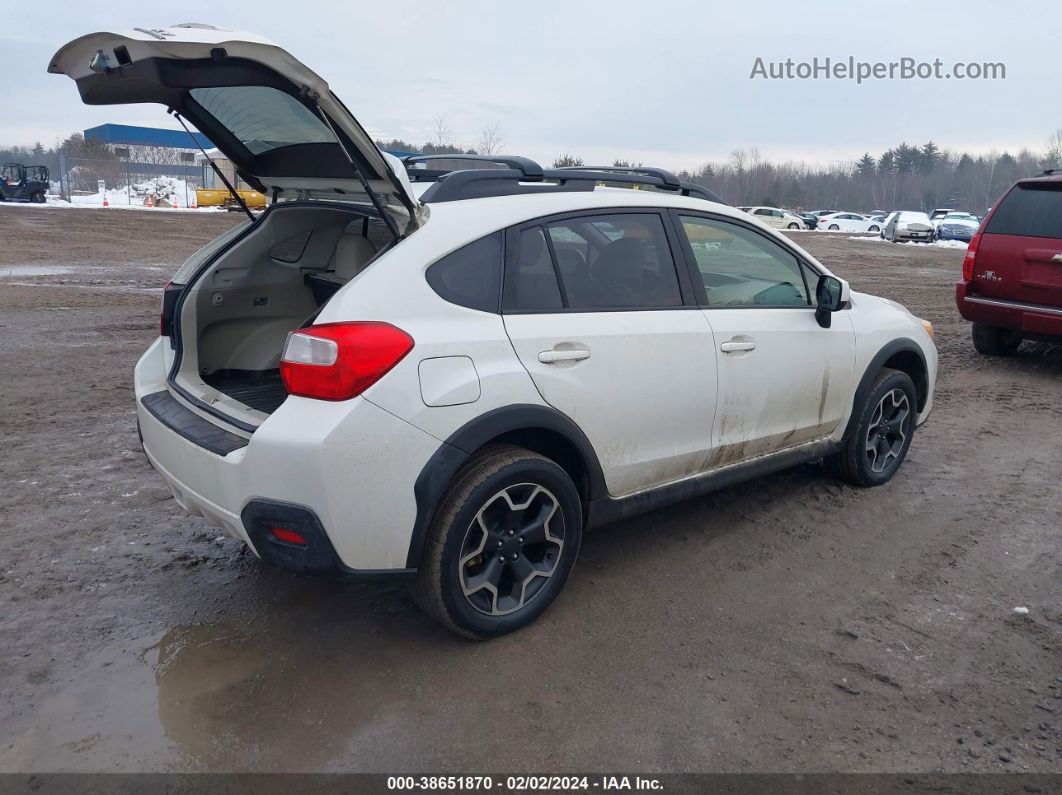 2014 Subaru Xv Crosstrek 2.0i Premium White vin: JF2GPACC5E8317627