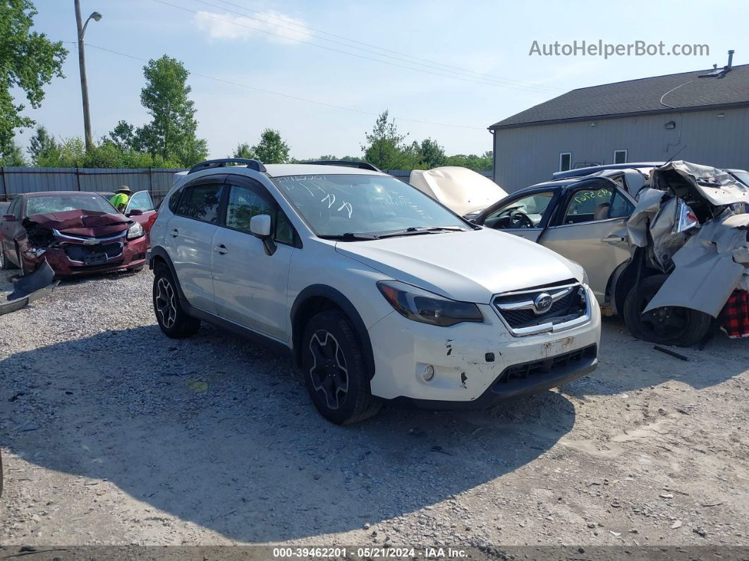 2014 Subaru Xv Crosstrek 2.0i Premium White vin: JF2GPACC6E8244199