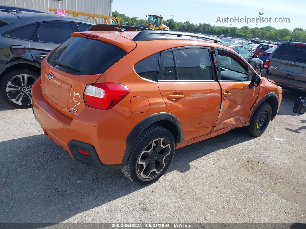 2014 Subaru Xv Crosstrek 2.0i Premium Orange vin: JF2GPACC6E8267031