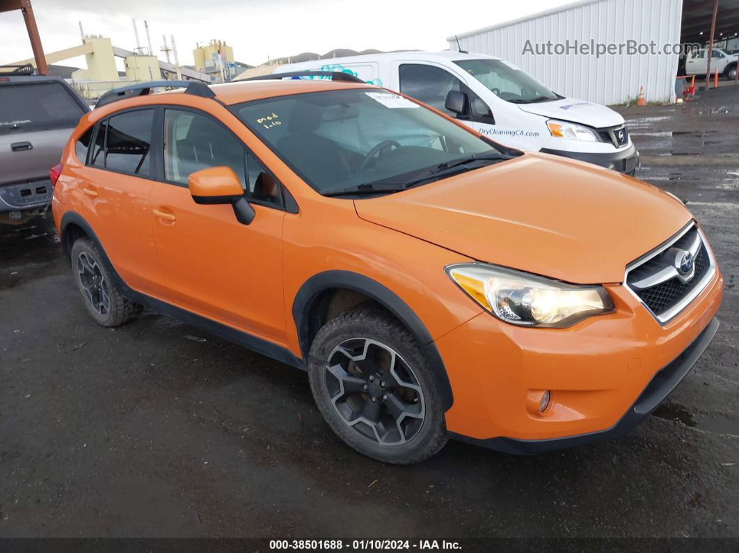 2014 Subaru Xv Crosstrek 2.0i Premium Orange vin: JF2GPACC6E8291264