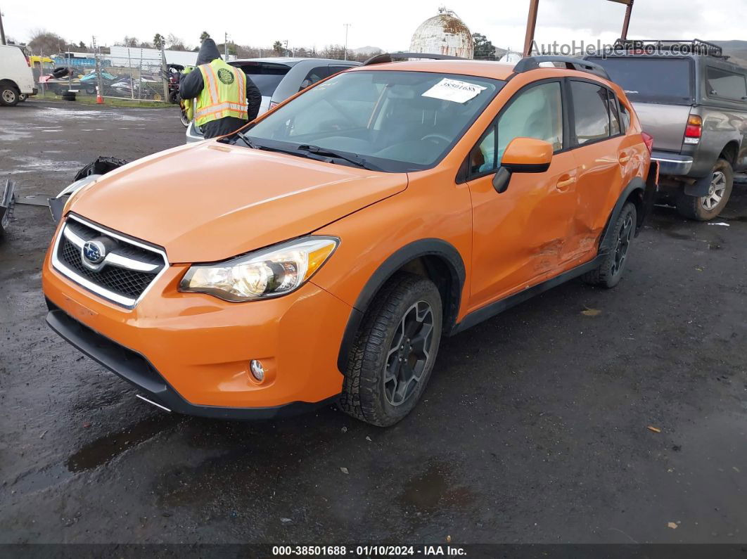 2014 Subaru Xv Crosstrek 2.0i Premium Orange vin: JF2GPACC6E8291264