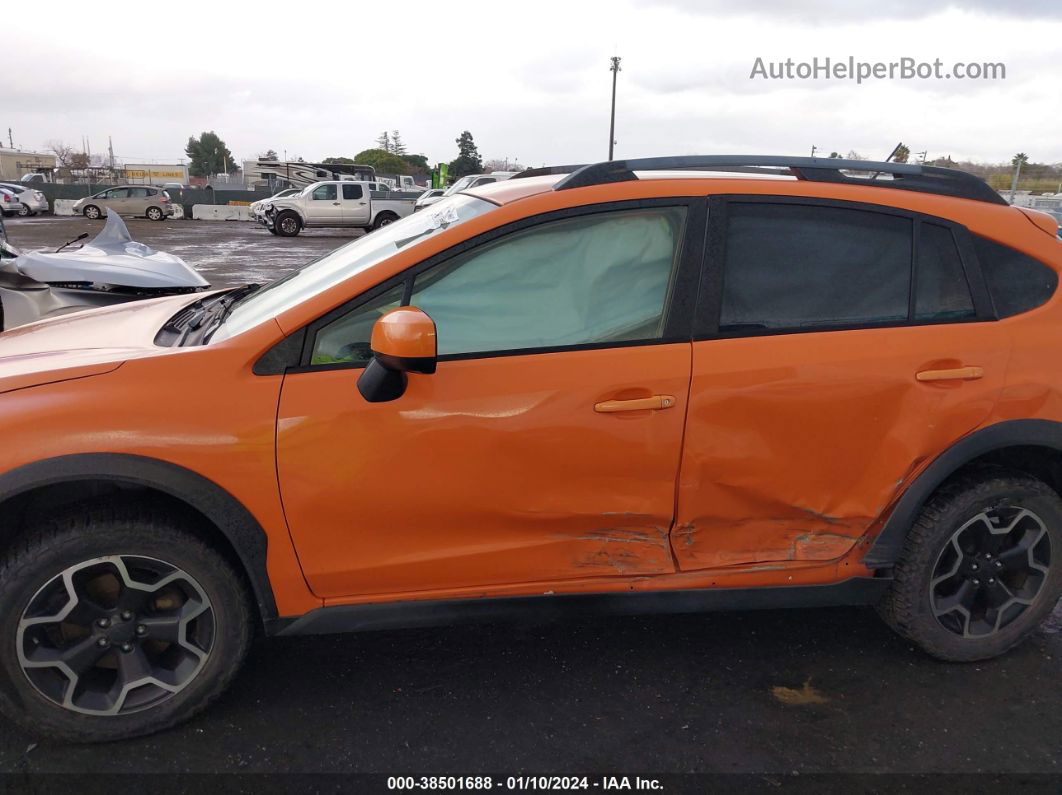 2014 Subaru Xv Crosstrek 2.0i Premium Orange vin: JF2GPACC6E8291264