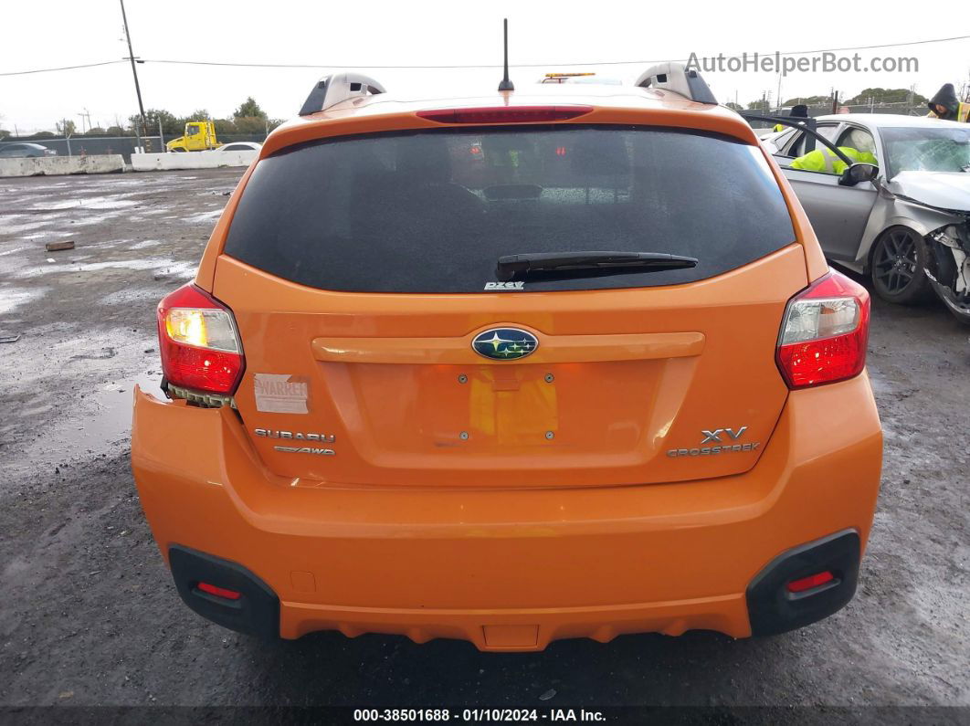 2014 Subaru Xv Crosstrek 2.0i Premium Orange vin: JF2GPACC6E8291264