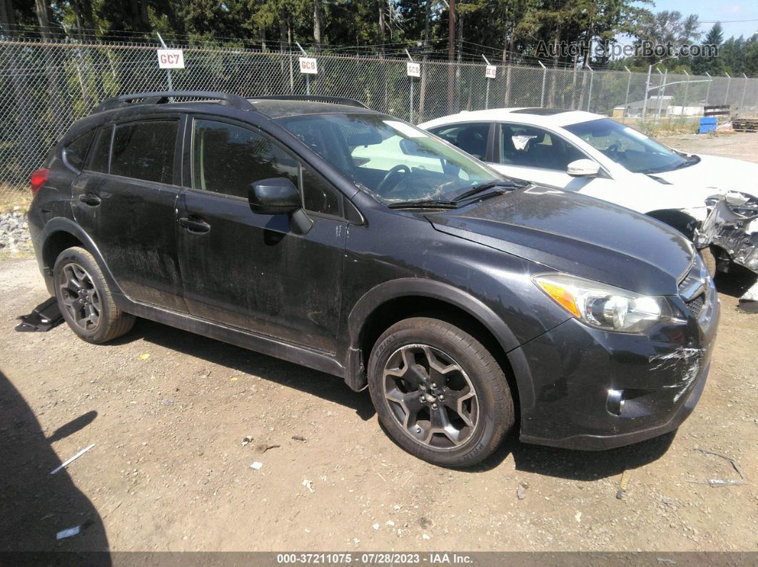 2014 Subaru Xv Crosstrek Premium Черный vin: JF2GPACC7E8213611