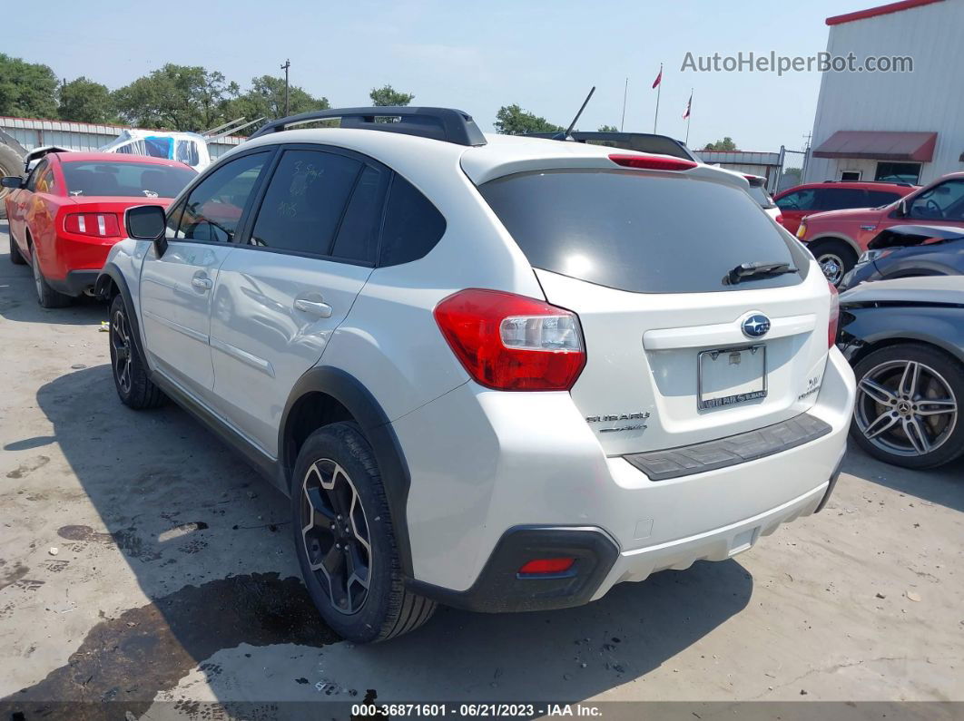 2014 Subaru Xv Crosstrek Premium White vin: JF2GPACC7E8291662