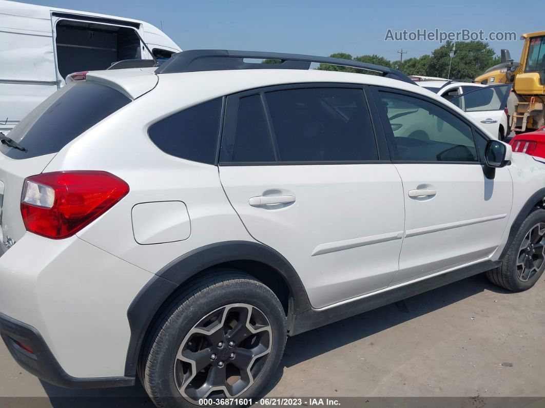 2014 Subaru Xv Crosstrek Premium White vin: JF2GPACC7E8291662