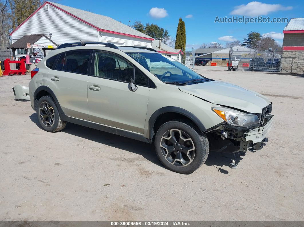 2014 Subaru Xv Crosstrek 2.0i Premium Tan vin: JF2GPACC8E8239358