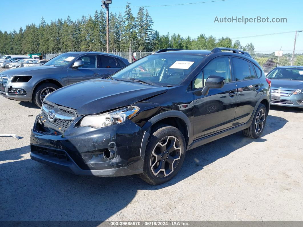 2014 Subaru Xv Crosstrek 2.0i Premium Black vin: JF2GPACC8E8316620