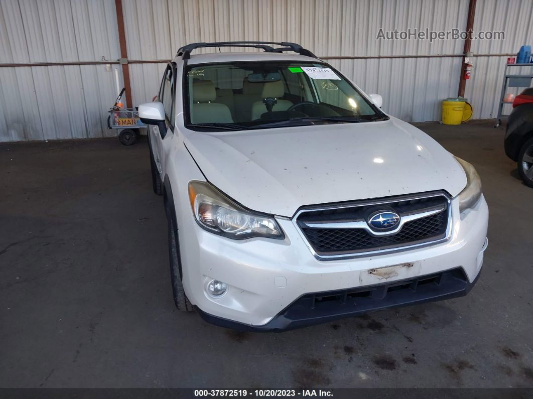 2014 Subaru Xv Crosstrek 2.0i Premium White vin: JF2GPACC8E9202790