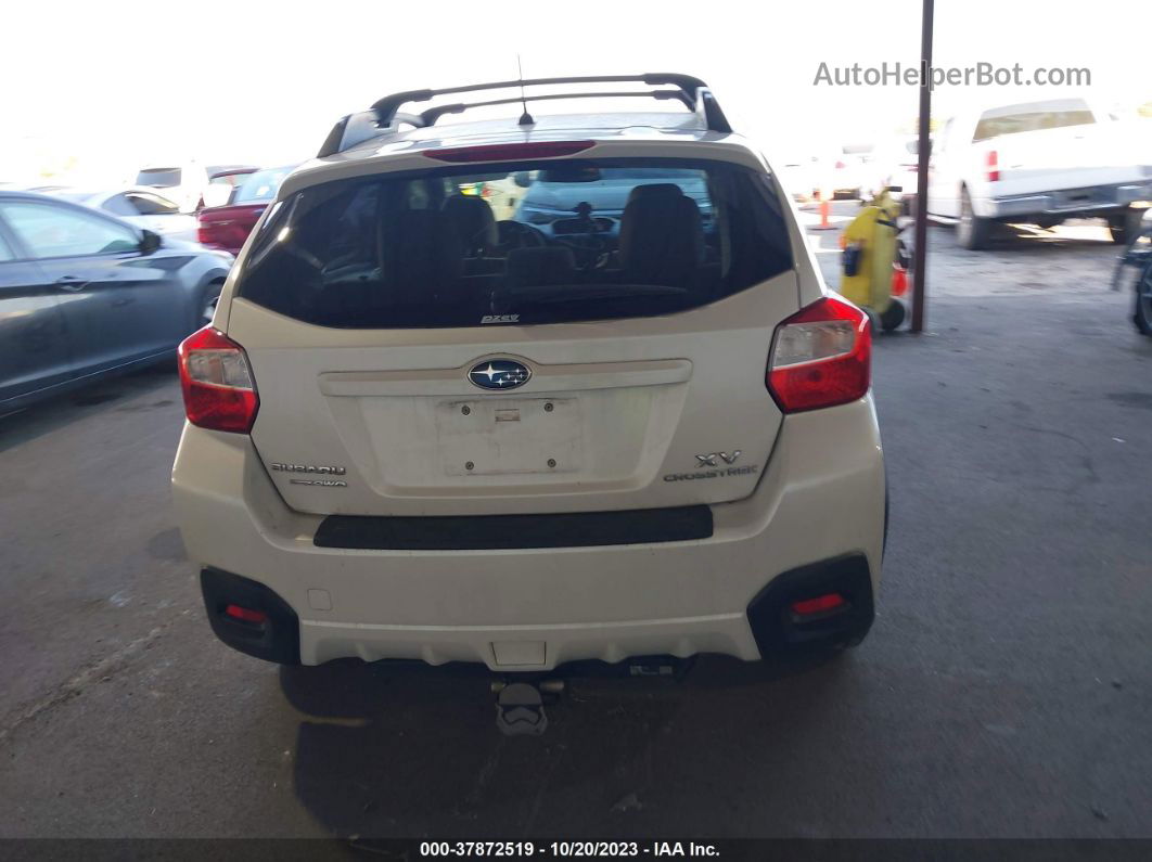 2014 Subaru Xv Crosstrek 2.0i Premium White vin: JF2GPACC8E9202790