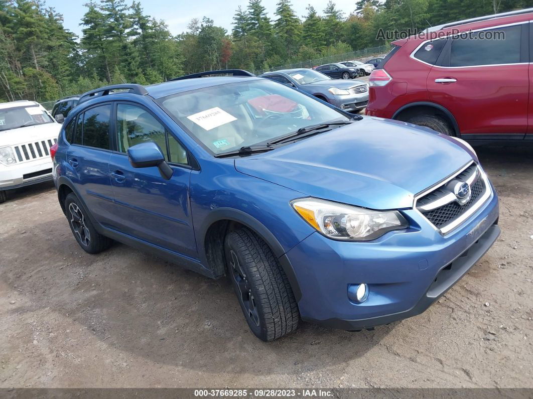 2014 Subaru Xv Crosstrek Premium Синий vin: JF2GPACC9E8234959