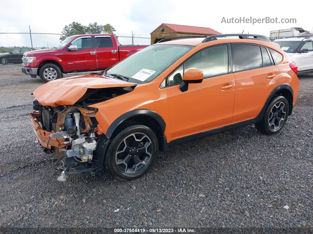 2014 Subaru Xv Crosstrek Premium Оранжевый vin: JF2GPACC9E8289394