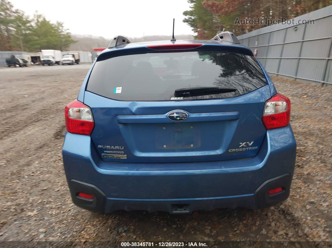 2014 Subaru Xv Crosstrek 2.0i Premium Blue vin: JF2GPACC9E8307957