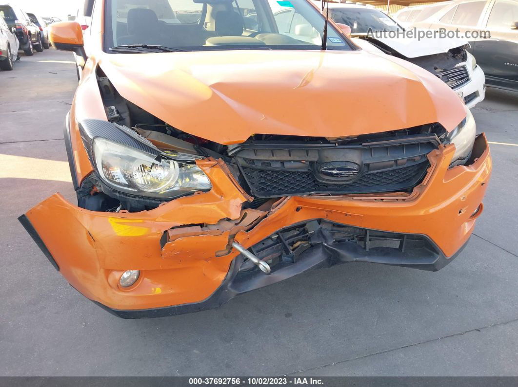 2014 Subaru Xv Crosstrek Premium Orange vin: JF2GPACC9E9290104