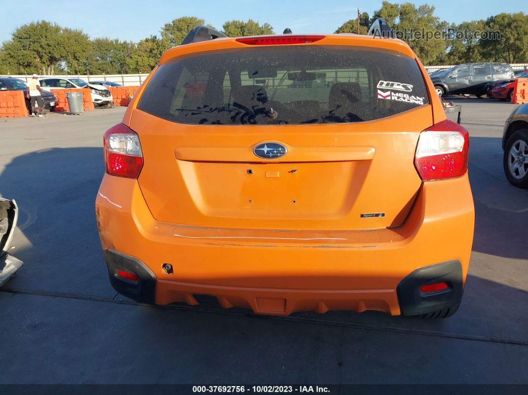 2014 Subaru Xv Crosstrek Premium Orange vin: JF2GPACC9E9290104