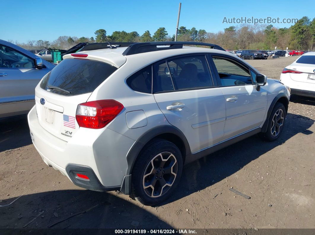 2014 Subaru Xv Crosstrek 2.0i Premium White vin: JF2GPACC9EH299004