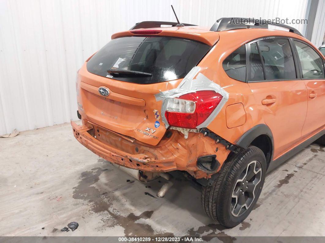 2014 Subaru Xv Crosstrek 2.0i Premium Orange vin: JF2GPACCXE8241449