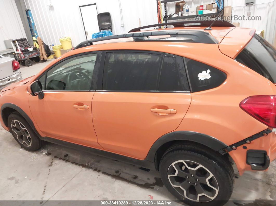 2014 Subaru Xv Crosstrek 2.0i Premium Orange vin: JF2GPACCXE8241449