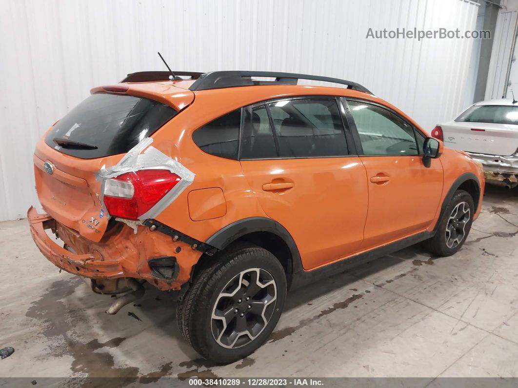 2014 Subaru Xv Crosstrek 2.0i Premium Orange vin: JF2GPACCXE8241449