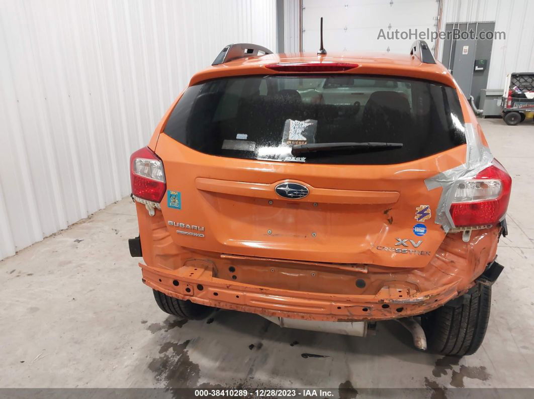 2014 Subaru Xv Crosstrek 2.0i Premium Orange vin: JF2GPACCXE8241449