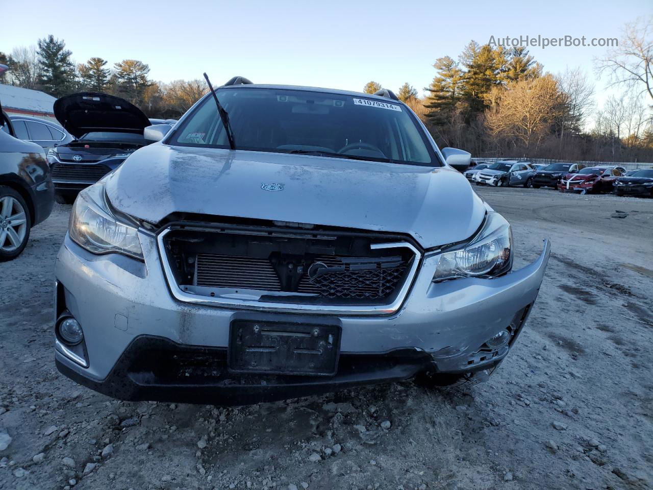 2016 Subaru Crosstrek Premium Silver vin: JF2GPADC0G8316919