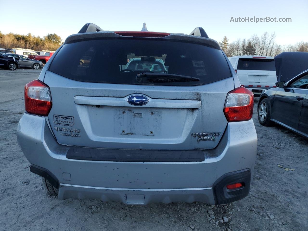 2016 Subaru Crosstrek Premium Silver vin: JF2GPADC0G8316919